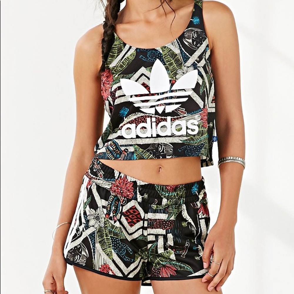 Adidas farm crop top tank XS Mayan - Picture 2 of 8